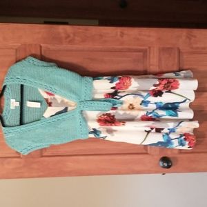 Banana Republic spaghetti strap floral dress Women's size 2